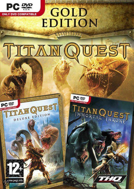 THQ Titan Quest gold Pack - Windows Word een echte held stop de titanen terug in hun cel