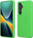 kwmobile hoesje geschikt voor Samsung Galaxy S26 - Hoesje met siliconen coating - Smartphone case in limoengroen