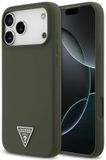 Guess Siliconen Hoesje Met Driehoek Logo Magsafe Voor Iphone 17 Pro Max Bescherming