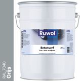 Ruwol Betonverf Grijs (RAL 7040) 20 liter