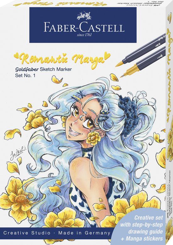 Faber-Castell Goldfaber Sketchmarker Set Nr. 1 Romantic Manga Collection