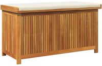 vidaXL Opbergbox voor buiten 113x50x60,5 cm massief acaciahout