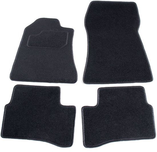 Cargoods Automatten op maat - zwart stof - Mercedes CLK W208 1997-2002