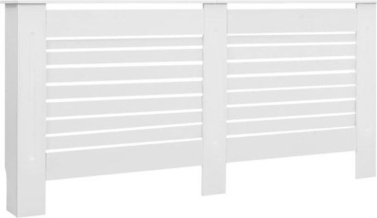 vidaXL Radiatorombouw - 172 x 19 x 81,5 cm - MDF - Wit