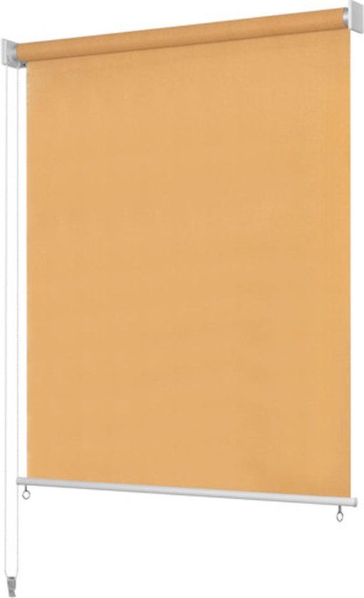 vidaXL Rolgordijn voor buiten 120x230 cm beige