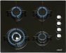 Cata CI631BK Plaque de cuisson gaz cristal noir