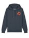 Watapparel Sweatshirt 'Seemann' bruin / antraciet / neonrood / wit