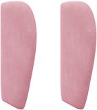 vidaXL Hoofdbord oor roze fluweel