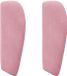 vidaXL Hoofdbord oor roze fluweel