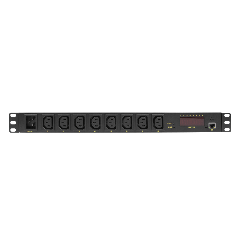 LogiLink PDU8P01 - Energiedistributie-eenheid (PDU) - Zwart