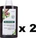 Klorane Shampoo With Quinine And Edelveiss Bio 2x400ml