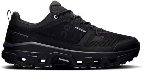 ON Cloudrock Low WP Wandelschoen - Heren waterdichte lage wandelschoenen - Black | Black
