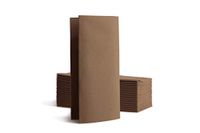 Alvotex CHIC Airlaid 50 servetten, 1/8 vouwen op stof, hoogwaardige wegwerpservetten, 39x40cm, bruin