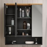 Vicco Eden Badkamerspiegelkast – 70 x 77.5 cm Antraciet