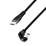 LogiLink CU0194 USB-kabel USB 2.0 3 m USB C Zwart
