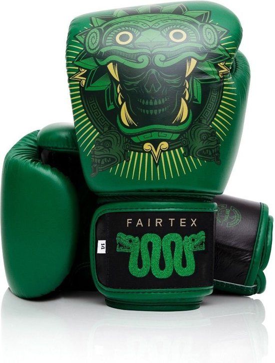 Fairtex Resurrection Premium (Kick)bokshandschoenen - Groen - 12 oz