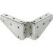 Häfele Ferrure d'angle avec trous de vissage latéraux Raccord d'angle H6841