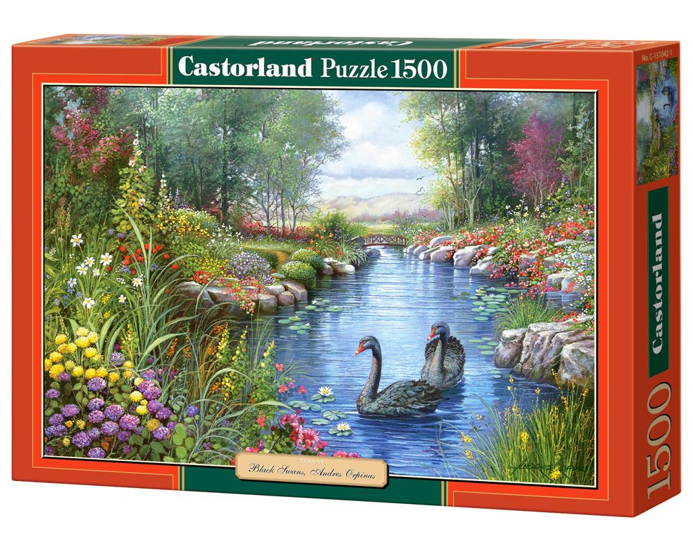 Castorland Black Swans, Andres Orpinas - Puzzel - 1500 stukjes
