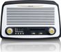 Lenco SR-02GY - Retro Tafelradio - Wit-Grijs