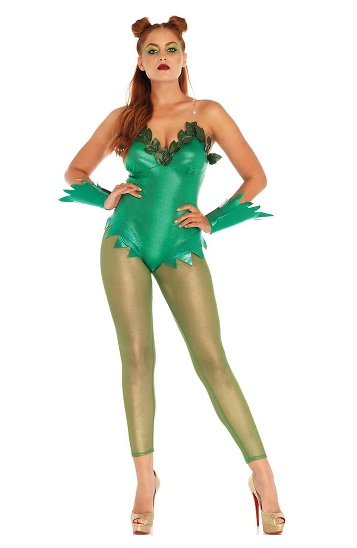 Leg Avenue Poison Ivy Bodysuit Halloween kostuum