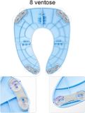 Merkloos Siège de toilette pour enfants, entraînement à la propreté, siège de toilette, lunette de WC, siège de toilette pour bébé pour jeunes enfants, convient aux toilettes rondes et ovales