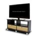 Furinno Andrey Entertainment Center met laden, composiet hout, vliescontainer, espresso/bruin, 39,62 x 39,62 x 48,26 cm