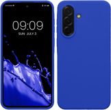 kwmobile telefoonhoesje geschikt voor Samsung Galaxy A37 5G - Hoesje met siliconen coating - Smartphone case in Baltisch blauw