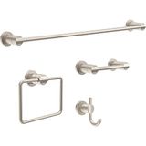 Delta NIC64-DN Nicoli 4 stuks Bath Hardware Kit, SpotShield geborsteld nikkel