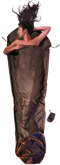 Cocoon MummyLiner Silk, Brown 2023 - Sleeping Bag Liner