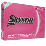 Srixon Soft Feel Lady golfbal voor dames, lage compressie en eenvoudige hoge start|ultrazacht gevoel, ideaal voor matige zwaaien en verhoogde precisie