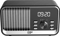 CGV BeBop Draagbare FM-radio, Bluetooth, ingebouwde batterij, zwart