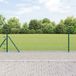 Bosgroen Zeshoekig Gaashek met Betonnen Voetstuk 25 x 0,5 m