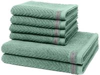 Ross Dames en Heren 4 X handdoek 2 X douchehanddoek - in set Smart