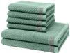 Ross Dames en Heren 4 X handdoek 2 X douchehanddoek - in set Smart