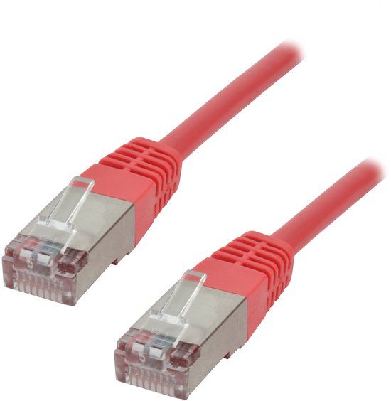 Mcl MCL FCC5EBM-1.5M/R netwerkkabel Rood 1,5 m Cat5e F/UTP (FTP)