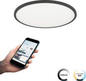EGLO connect.z Sarsina-Z Plafondlamp - Ø 60 cm - Zwart|Wit - Instelbaar wit licht - Dimbaar - Zigbee