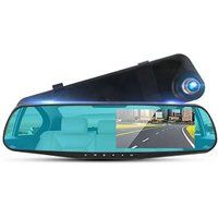 Autorecorder SZSmart Q103B 4.3-inch 1080p WiFi met 2-camera's en 32GB SD-kaart