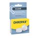 OHROPAX Clear oordopjes – heldere voor-oordopjes van vormbaar silicone – bijzonder onopvallend – geschikt voor alle oren – geluidsisolatiewaarde SNR 23 dB – voor vrije tijd, om te leren of te