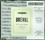 3 Breval 3 Leichte Sonaten Op 40/1-3 Bladmuziek
