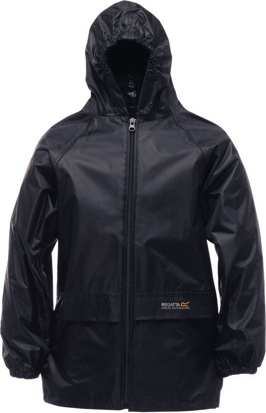 Regatta Stormbreak - Regenjas - Kinderen - 116 - black