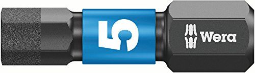 Wera 05073905001 Bits voor hex Socket Schroeven Impact 840/1 IMP DC SB 1 x 5,0x25mm - 5 stuks