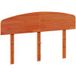 Tête de lit cirée marron 135 cm bois massif de pin