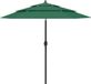 vidaXL Parasol 3-laags met aluminium paal 2,5 m groen