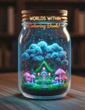 Worlds Within Worlds Within : Bold and Easy Impossible Jars Coloring Book