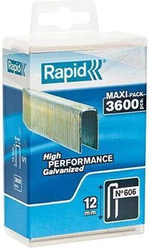 Rapid nieten 606/18mm 3600 stuks
