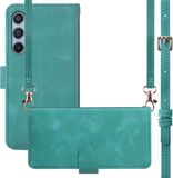 iMoshion Book Case Hoesje voor Samsung Galaxy A14 (5G/4G) - Turquoise - Met Pasjeshouder & Koord