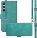 iMoshion Book Case Hoesje voor Samsung Galaxy A14 (5G/4G) - Turquoise - Met Pasjeshouder & Koord