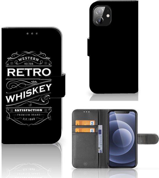 B2Ctelecom Foto hoesje Apple iPhone 12 Mini - Whiskey - Book Case