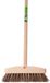 MM Eurotool Luiwagen 23,5 cm met harde natuurvezels en houten steel 130 cm