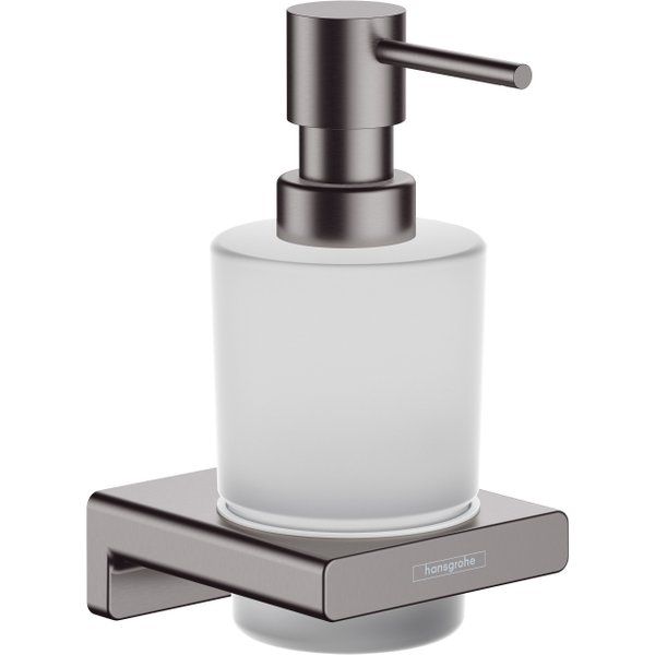 Hansgrohe Zeepdispenser Wand AddStoris in mat glas 118x81x158mm